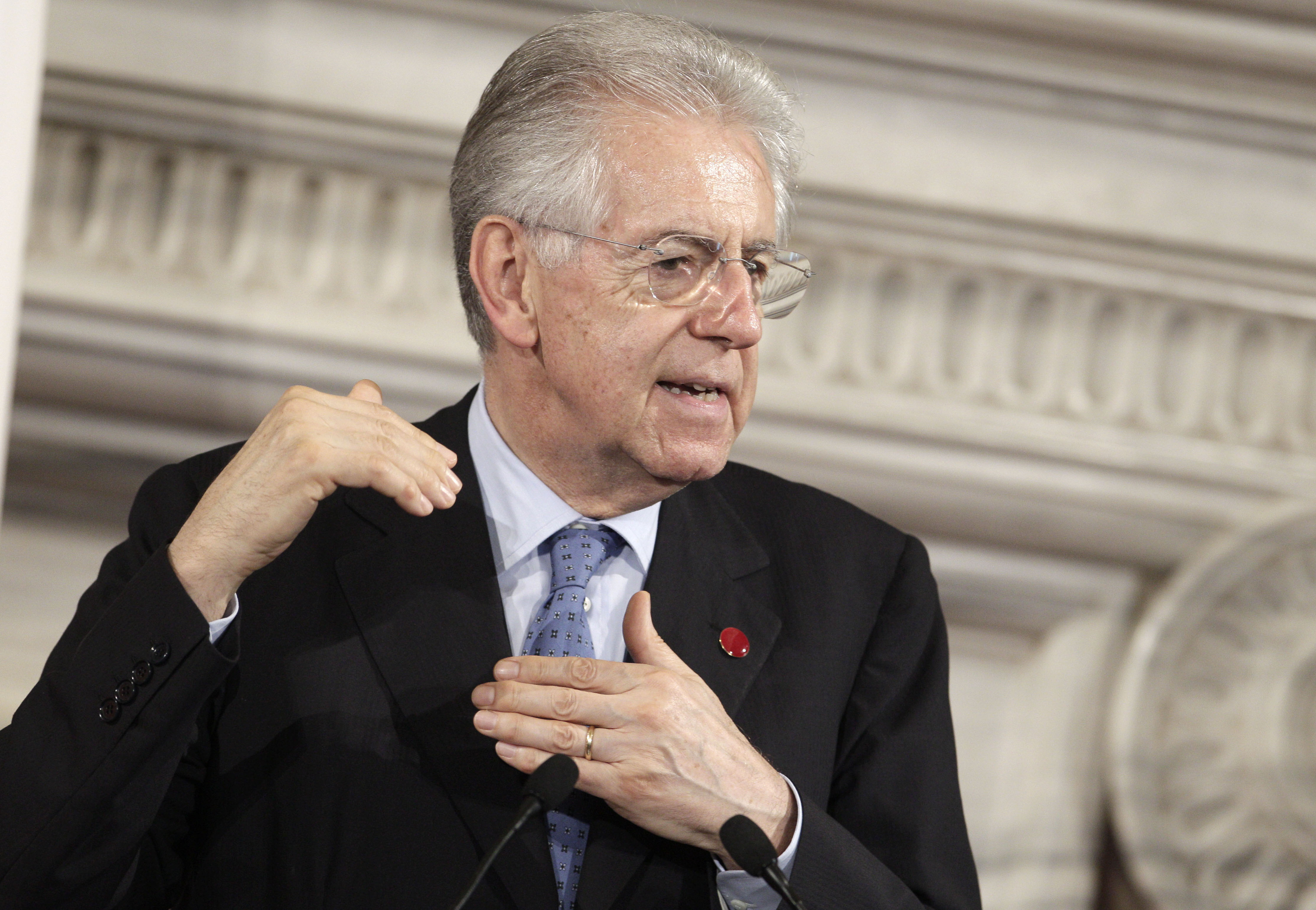 Σε Ελσίνκι και Μαδρίτη ο Μάριο Μόντι για την επιχείρηση διάσωσης του ευρώ